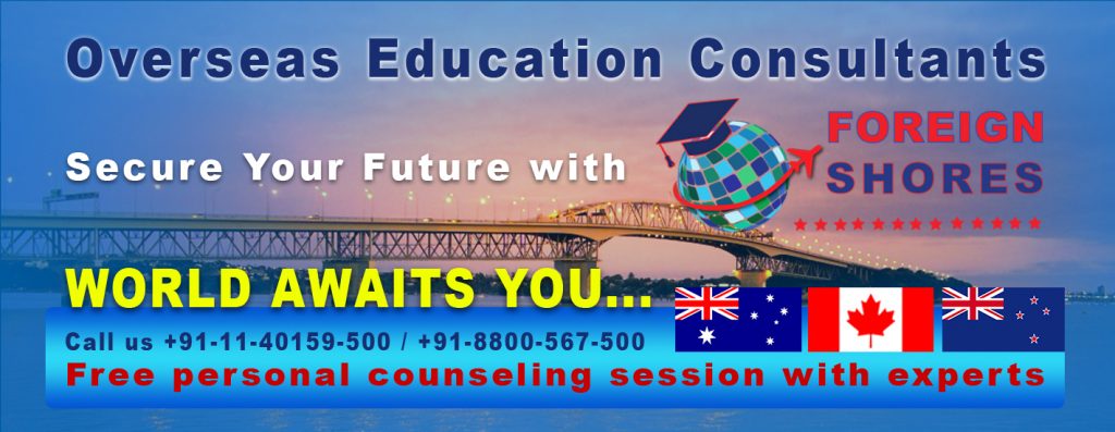 Top Study Abroad Consultants Delhi. FOREIGN SHORES - Overseas Education Consultants North Delhi.
