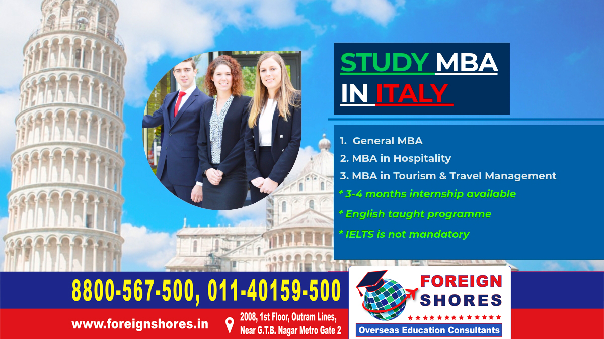 Study MBA in Tourism and Hospitality in Italy , Study in Italy