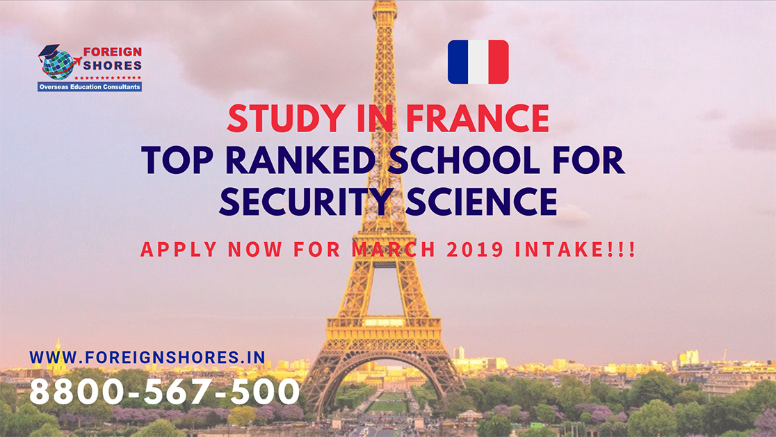 Study in France March 2019 Intake