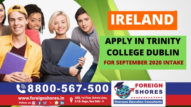 TRINITY COLLEGE DUBLIN Apply for Sep 2020 Intake